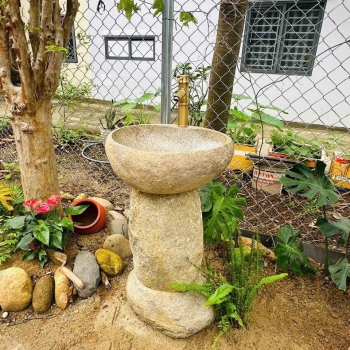 Lavabo đá nguyên khối
